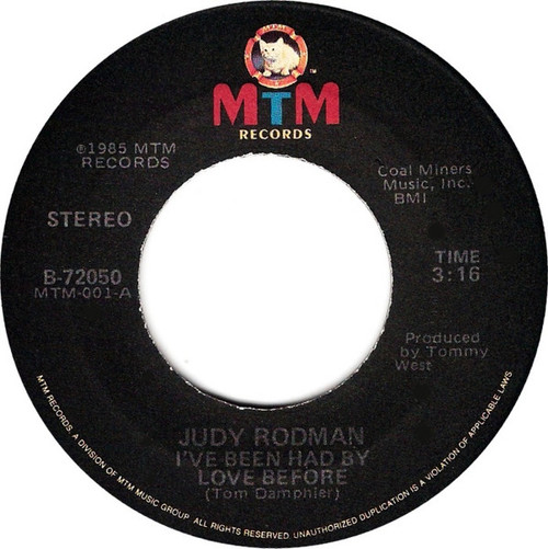Judy Rodman - I've Been Had By Love Before (7", Single)