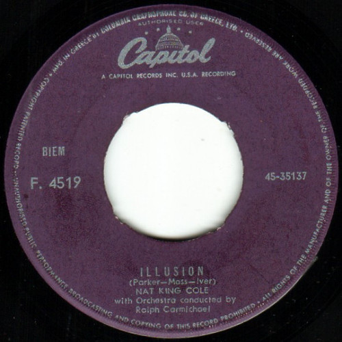 Nat King Cole - Illusion / When It's Summer (7", Single)