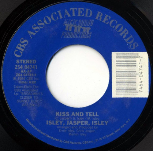 Isley, Jasper, Isley* - Kiss And Tell (7", Styrene)