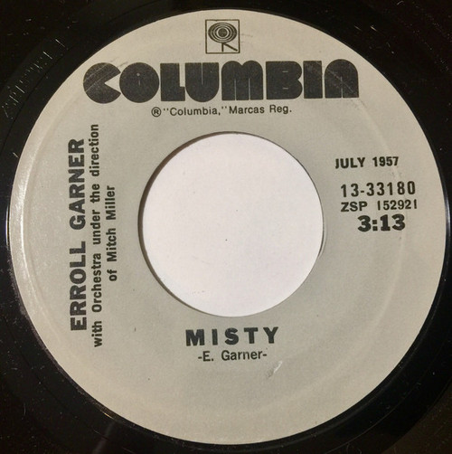 Erroll Garner - Misty / Dreamy - Columbia - 13-33180 - 7", Single, RE, Styrene, Ter 1087042904
