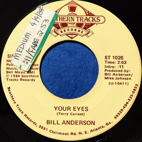 Bill Anderson (2) - Thank You Darling  (7", Single)