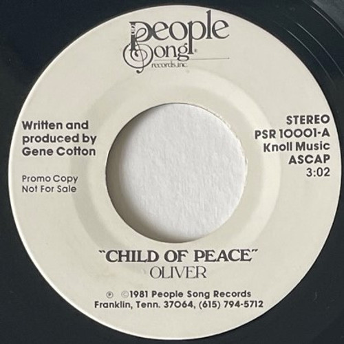 Oliver (6) - Child Of Peace (7", Promo)