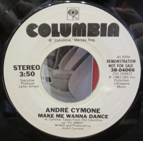 André Cymone - Make Me Wanna Dance (7", Single, Promo)