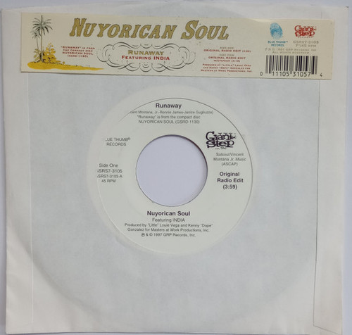 Nuyorican Soul - Runaway - Blue Thumb Records, Giant Step Records - GSRS7-3105 - 7" 1087091011