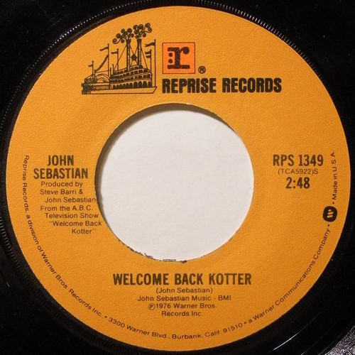 John Sebastian - Welcome Back Kotter - Reprise Records - RPS 1349 - 7", Single 1087489848