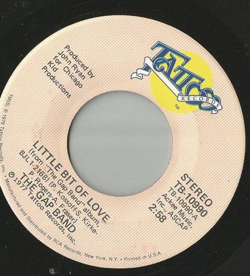 The Gap Band - Little Bit Of Love (7", Single)