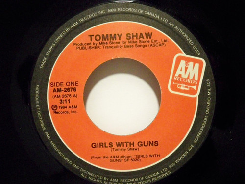 Tommy Shaw - Girls With Guns (7", Single)