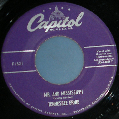 Tennessee Ernie Ford - Mr. And Mississippi (7")