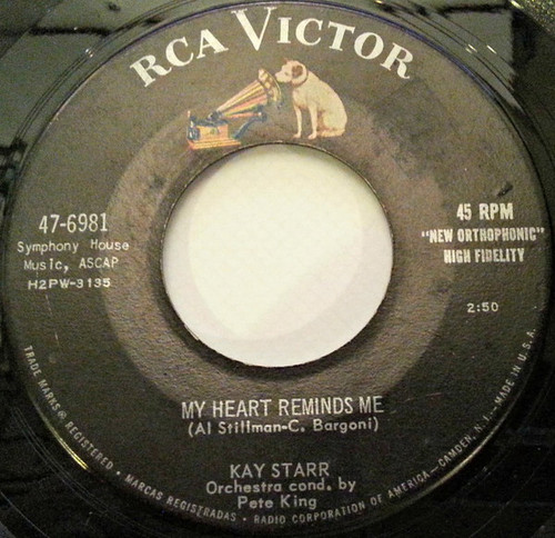 Kay Starr - My Heart Reminds Me - RCA Victor - 47-6981 - 7" 1087924966