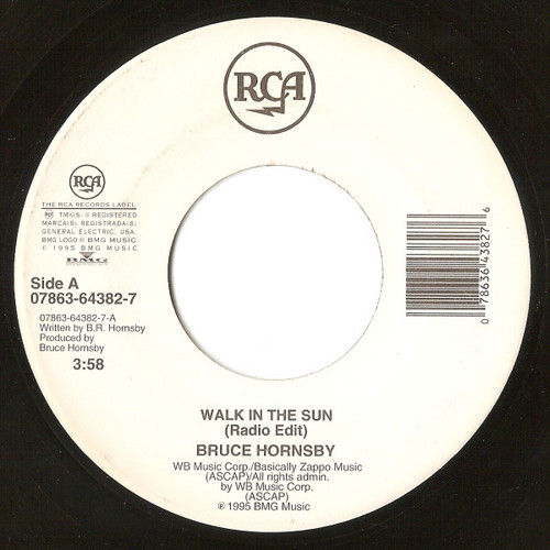 Bruce Hornsby - Walk In The Sun (7", Single)