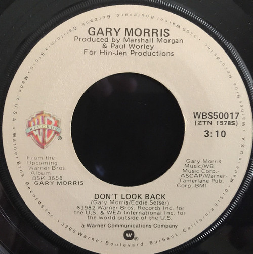 Gary Morris - Don't Look Back (7", Jac)