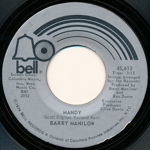 Barry Manilow - Mandy (7", Single, Pre)