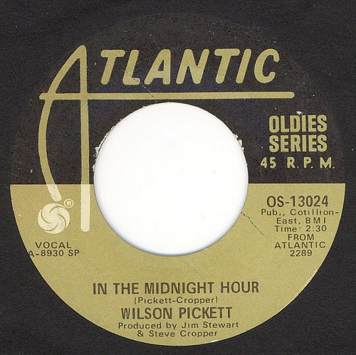 Wilson Pickett - In The Midnight Hour /  634-5789 (Soulsville U.S.A.) - Atlantic - OS-13024 - 7", Single, RE 1088017190