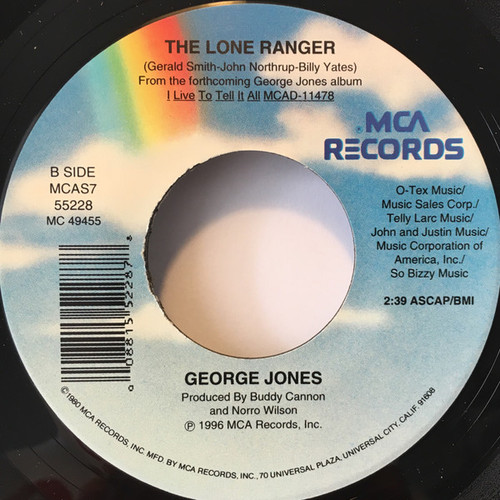 George Jones (2) - Honky Tonk Song - MCA Records - MCAS755228 - 7", Single 1088200041