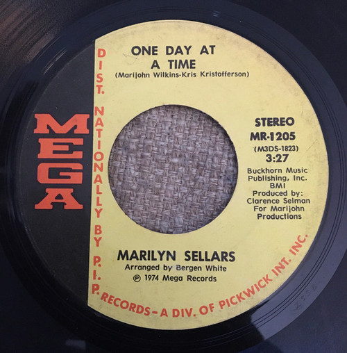 Marilyn Sellars - One Day At A Time - Mega Records (4) - MR-1205 - 7" 1088319892