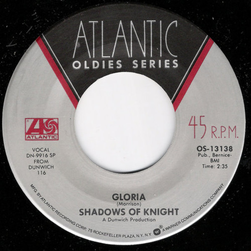 Shadows Of Knight* - Gloria / Dark Side (7", Single, RE, Spe)