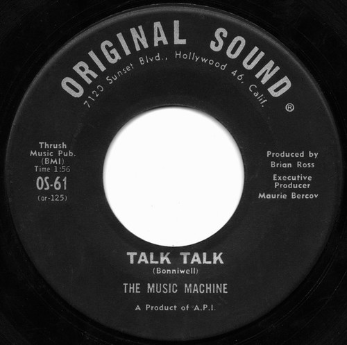 The Music Machine - Talk Talk (7", Single, Roc)