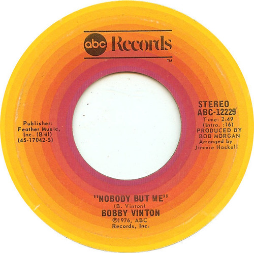 Bobby Vinton - Nobody But Me (7")
