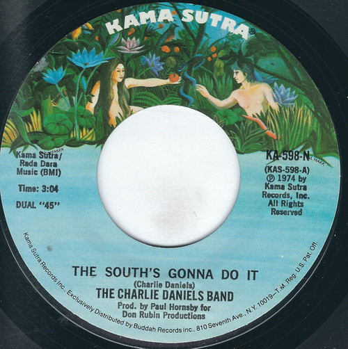 The Charlie Daniels Band - The South's Gonna Do It (7", Single, Styrene, Mon)