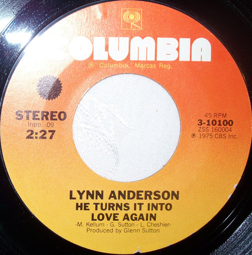 Lynn Anderson - He Turns It Into Love Again (7", Styrene)