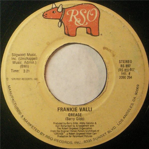 Frankie Valli / Gary Brown (2) - Grease - RSO - RS 897 - 7", Single, PRC 1088689583