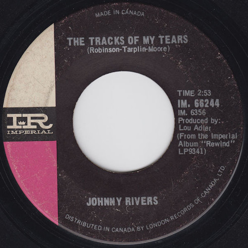 Johnny Rivers - The Tracks Of My Tears (7", Single)