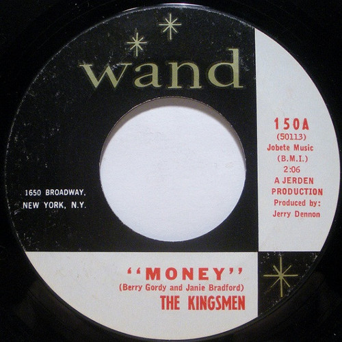The Kingsmen - Money (7", Single, Styrene)