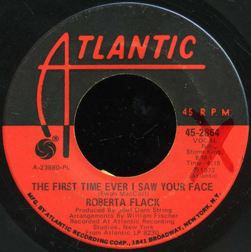 Roberta Flack - The First Time Ever I Saw Your Face / Trade Winds (7", Single, Mono, Pla)