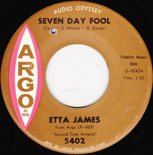 Etta James - Seven Day Fool (7", Single)
