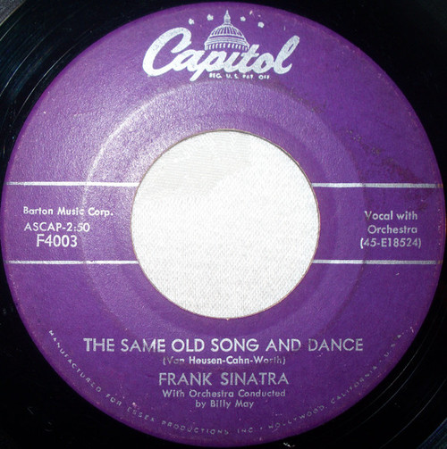 Frank Sinatra - The Same Old Song And Dance (7")