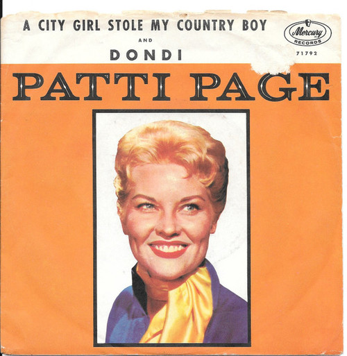 Patti Page Featuring The Mike Stewart Singers - Dondi (7", Single)