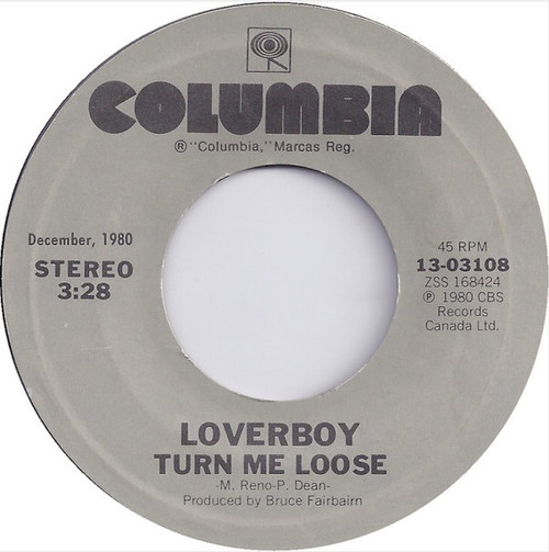 Loverboy - Turn Me Loose / The Kid Is Hot Tonight (7", Single)