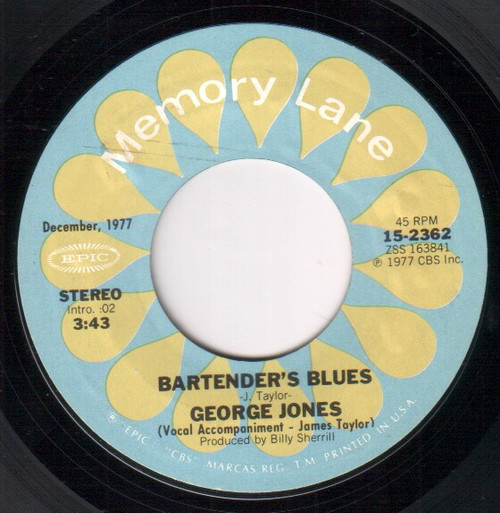 George Jones (2) / George Jones And Tammy Wynette* - Bartender's Blues / Near You (7")