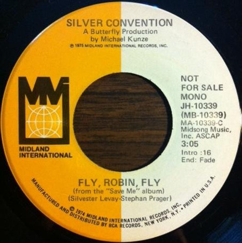 Silver Convention - Fly, Robin, Fly (7", Promo)