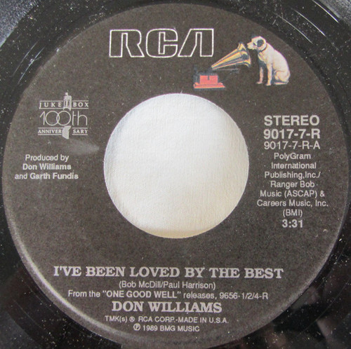 Don Williams (2) - I've Been Loved By The Best / If You Love Me, Won't You Love Me Like You Love Me - RCA - 9017-7-R - 7", Single 1090733278