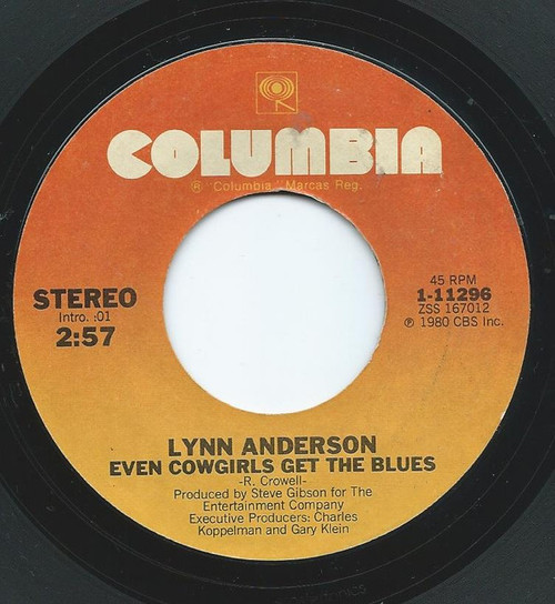 Lynn Anderson - Even Cowgirls Get The Blues (7", Styrene, Ter)