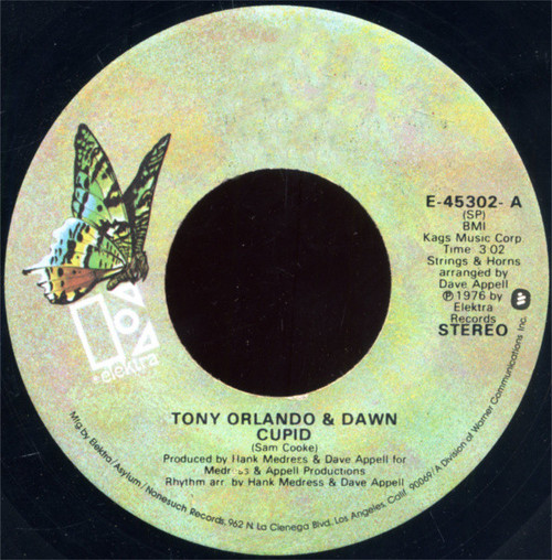 Tony Orlando & Dawn - Cupid - Elektra - E-45302 - 7", Spe 1091130095