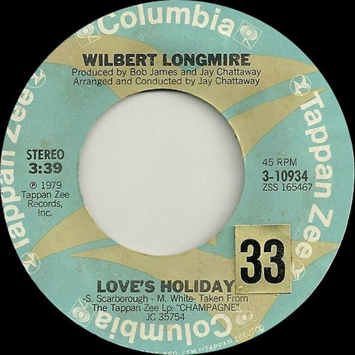 Wilbert Longmire - Love's Holiday / Funshine (7")