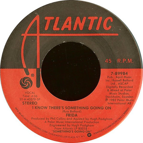 Frida - I Know There's Something Going On (7", Single, SP )