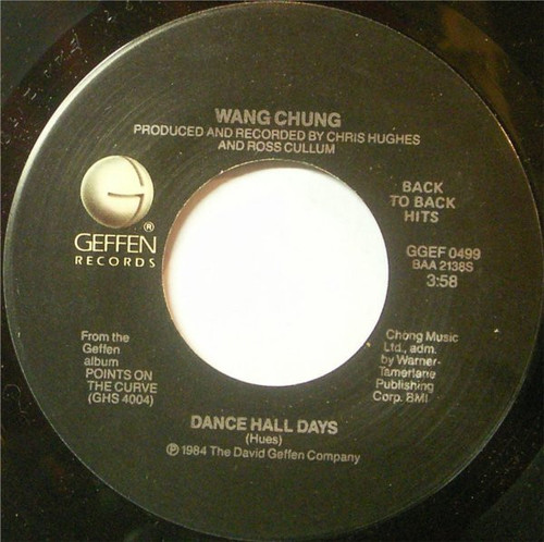 Wang Chung - Dance Hall Days / Don't Let Go (7")