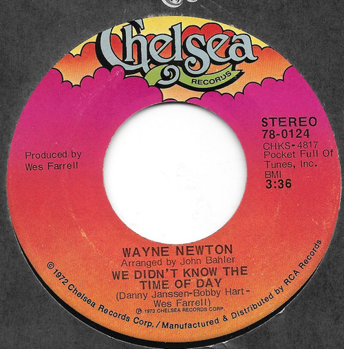 Wayne Newton - We Didn't Know The Time Of Day (7", Single)