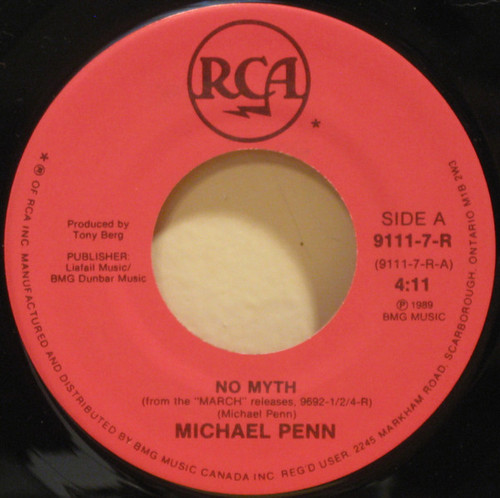 Michael Penn - No Myth (7", Single)