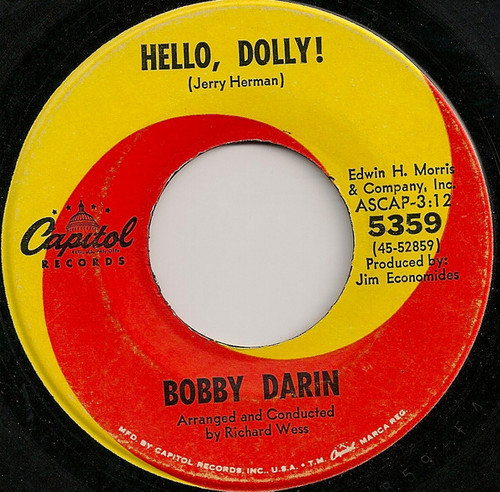 Bobby Darin - Hello, Dolly! - Capitol Records - 5359 - 7" 1092058814