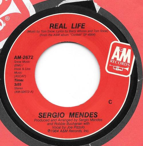 Sérgio Mendes - Real Life (7", Single)