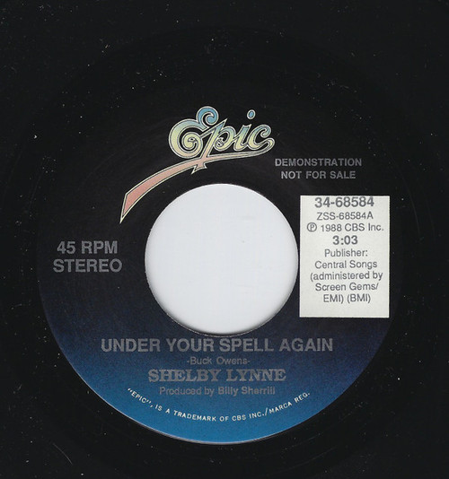 Shelby Lynne - Under Your Spell Again - Epic - 34-68584 - 7", Promo 1092144301