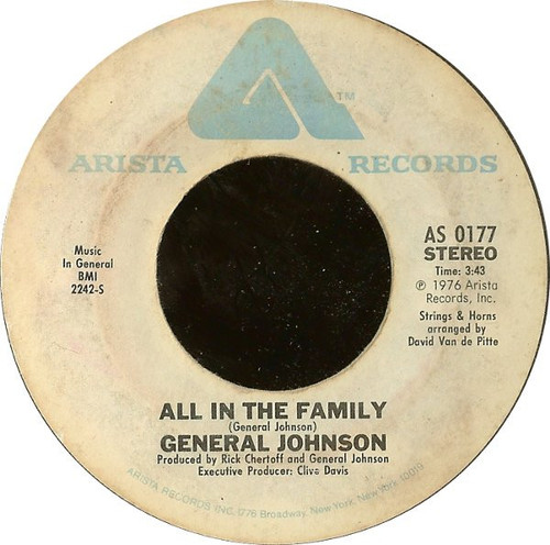 General Johnson - All In The Family / Ready, Willing And Able (7")