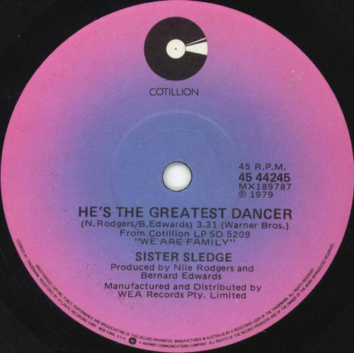 Sister Sledge - He's The Greatest Dancer (7", Single)