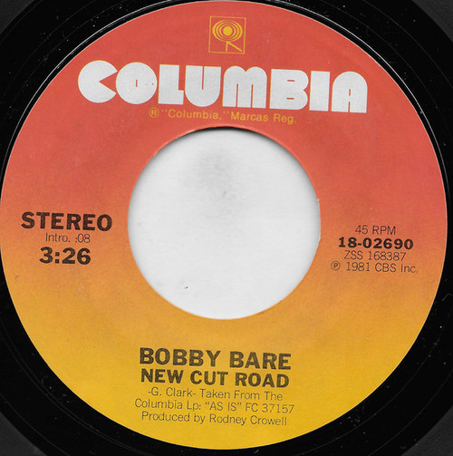 Bobby Bare - New Cut Road (7", Styrene, Ter)