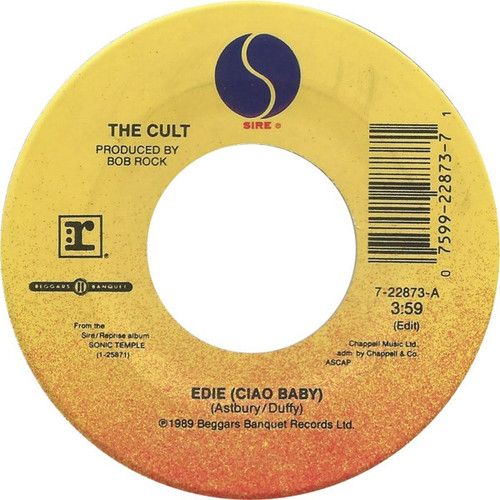 The Cult - Edie (Ciao Baby) (7", Single)