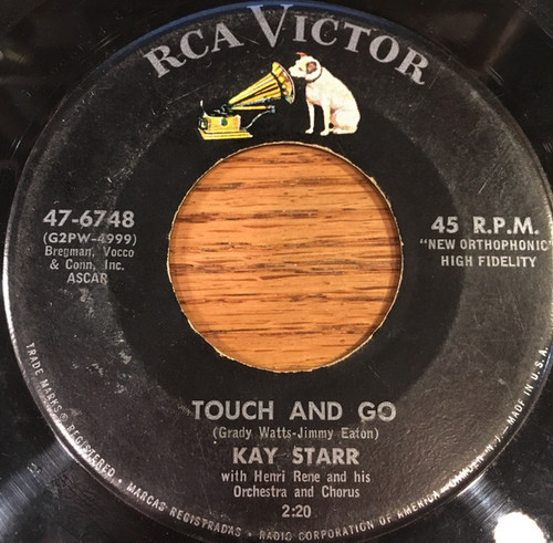 Kay Starr - Touch And Go / The Brass Ring (7")
